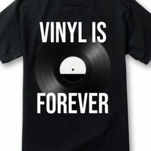 VINYL IS FOREVER / MEN'S T-SHIRT